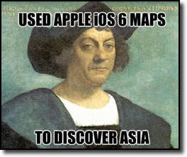 Columbus apple maps