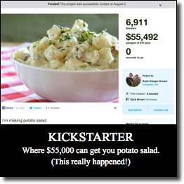 Kickstarter potato salad