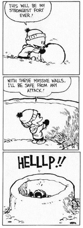 Calvin and walls